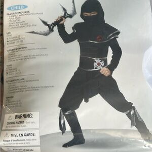 Stealth Ninja Kids Costume - Black